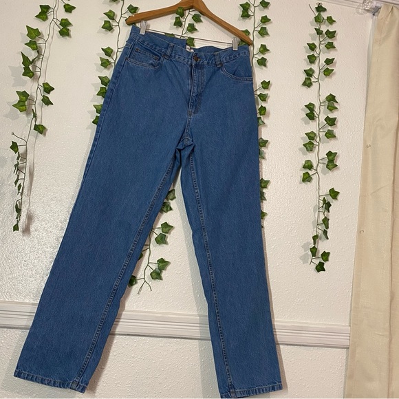 John Blair Jeans Adult 34 Blue Straight Leg Mens Casual 34x32 Cotton - Picture 7 of 16